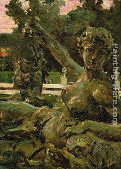 James Carroll Beckwith Nymph and Cupid